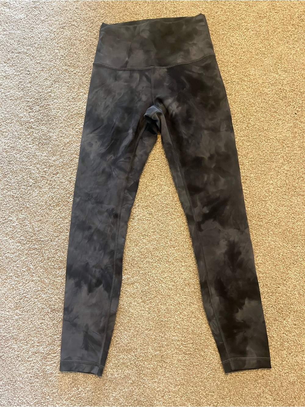 lululemon athletica Black Tie-Dye Leggings